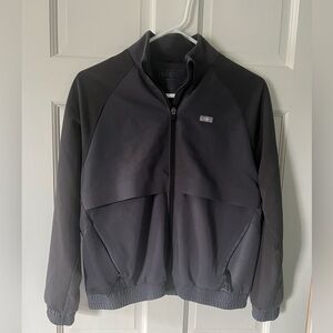 Figs Charcoal Sydney Scrub Jacket